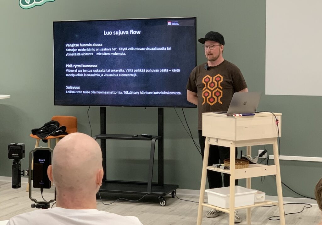 Jarkko Jortikka puhuu