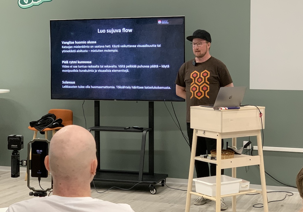 Jarkko Jortikka puhuu